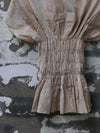 Mutedance 25 Spring/Summer Lace-Up Tunic Top MD-MD25SS02-SAND MD25SS01